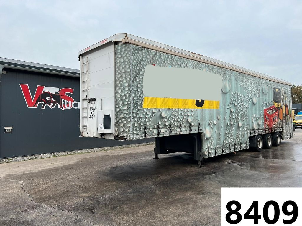 Semireboque transporte de bebidas Kempf SP 35/3 Getränkeauflieger mit Hubdach: foto 1