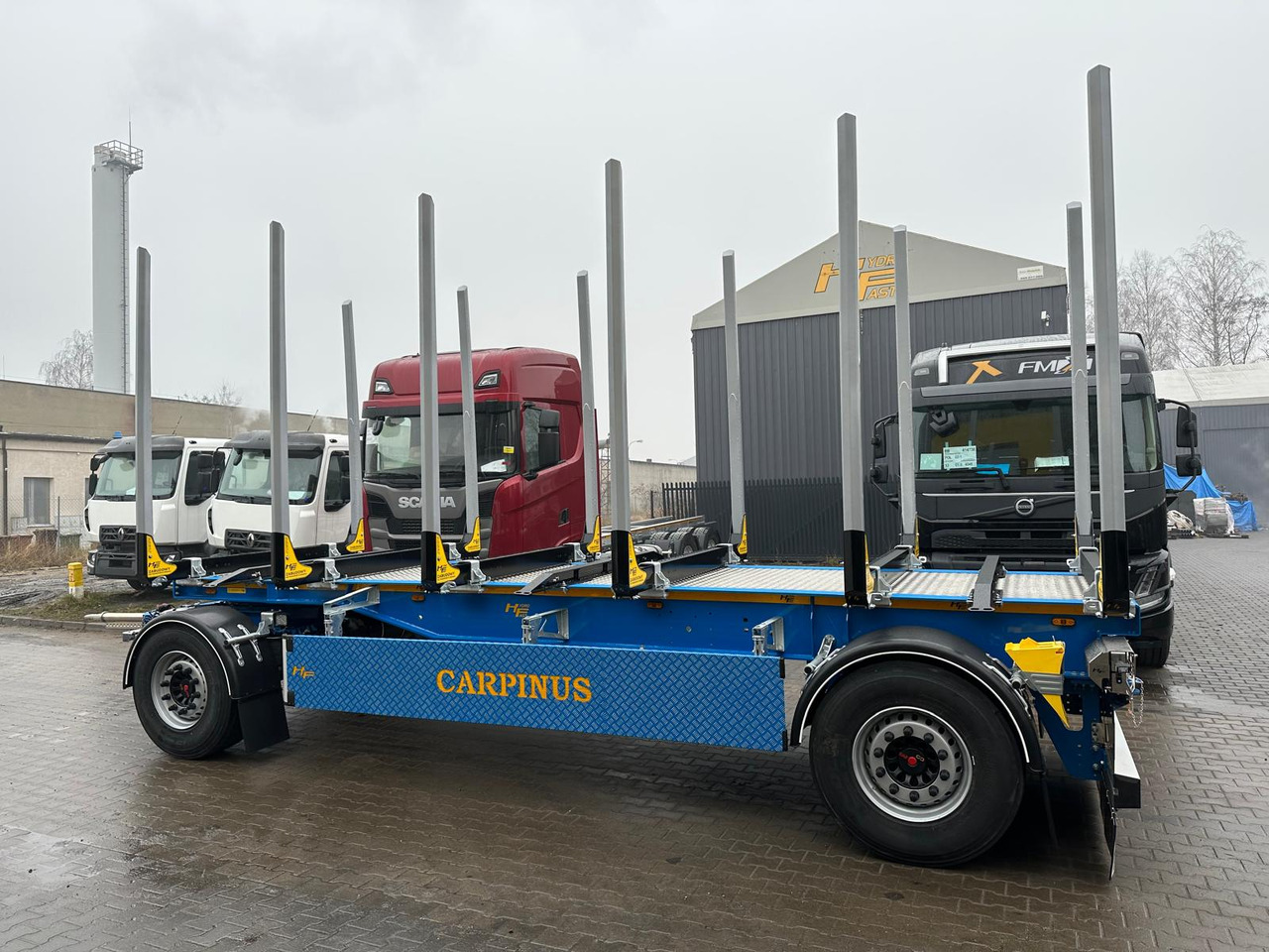 Hydrofast Przyczepa 2 osiowa do drewna stosowego HFP2/2-axle lumber trailer HFP2 - Reboque transporte de madeira: foto 1 Hydrofast Przyczepa 2 osiowa do drewna stosowego HFP2/2-axle lumber trailer HFP2 - Reboque transporte de madeira: foto 1