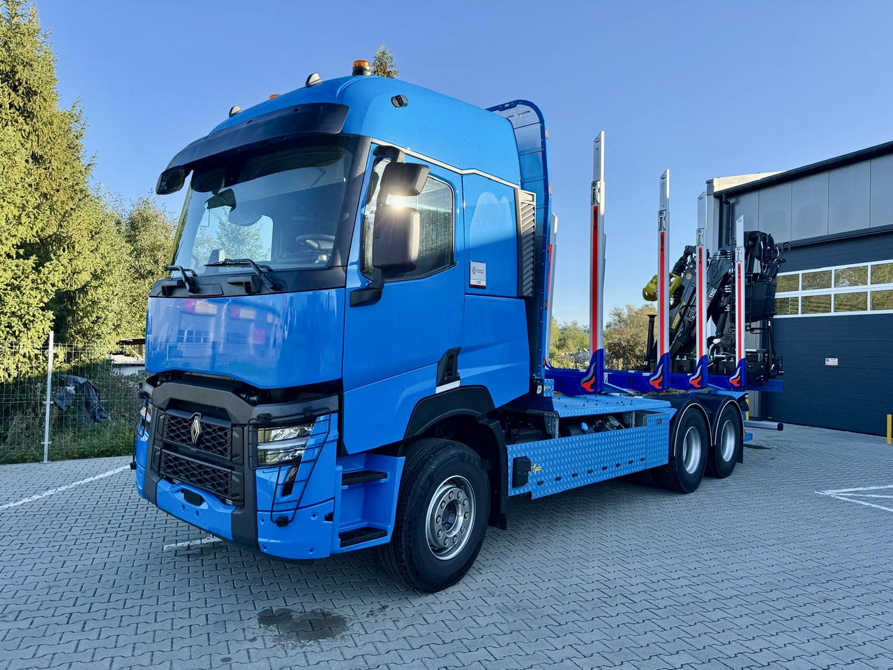 RENAULT C P6X4 zabudowa Hydrofast żuraw loglift 150Z / C P6X4 Hydrofast timber transport super body , Loglift 150Z crane /C P6X4 Hydrofast Superaufbau für Holztransport, Loglift 150Z Kran/C P6X4 Hydrofast sup - Caminhão florestal: foto 1 RENAULT C P6X4 zabudowa Hydrofast żuraw loglift 150Z / C P6X4 Hydrofast timber transport super body , Loglift 150Z crane /C P6X4 Hydrofast Superaufbau für Holztransport, Loglift 150Z Kran/C P6X4 Hydrofast sup - Caminhão florestal: foto 1