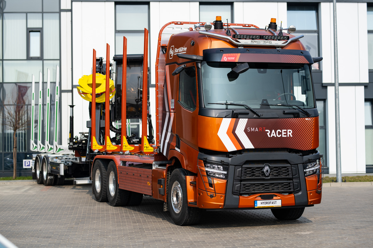 RENAULT TRUCKS C P6X4 Zabudowa do transportu drewna / Timber transport truck / Holztransportwagen/Camion de transport lemn - Caminhão florestal, Caminhão elétrico: foto 3 RENAULT TRUCKS C P6X4 Zabudowa do transportu drewna / Timber transport truck / Holztransportwagen/Camion de transport lemn - Caminhão florestal, Caminhão elétrico: foto 3