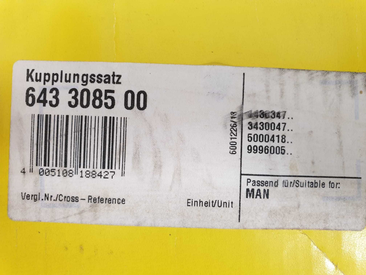Oryginalne sprzęgło firmy Luk Autobusy,Samochody ciężarowe Man - Transmissão: foto 3 Oryginalne sprzęgło firmy Luk Autobusy,Samochody ciężarowe Man - Transmissão: foto 3