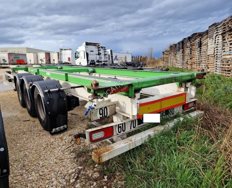 Asca CHARIOT COULISSANT - Semireboque transportador de contêineres/ Caixa móvel: foto 1 Asca CHARIOT COULISSANT - Semireboque transportador de contêineres/ Caixa móvel: foto 1