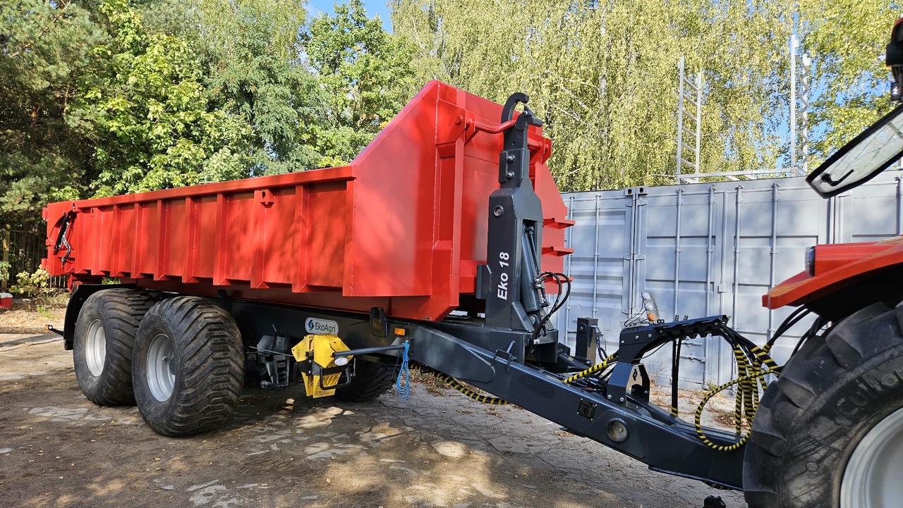 Reboque agrícola nuevo EkoAgri Hakenliftanhänger / Hooklift trailer / Remorque porte caisson / Remolque con gancho / Rimorchio a gancio /Przyczepa hakowa 18 t: foto 13