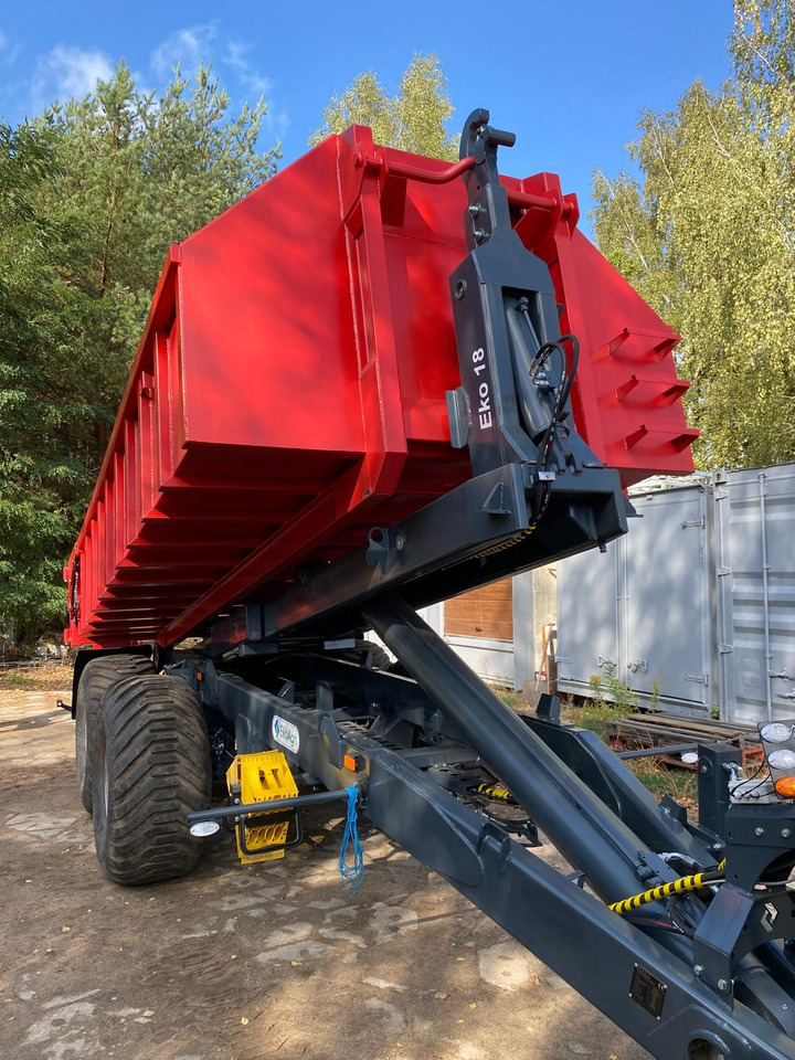 Reboque agrícola nuevo EkoAgri Hakenliftanhänger / Hooklift trailer / Remorque porte caisson / Remolque con gancho / Rimorchio a gancio /Przyczepa hakowa 18 t: foto 23