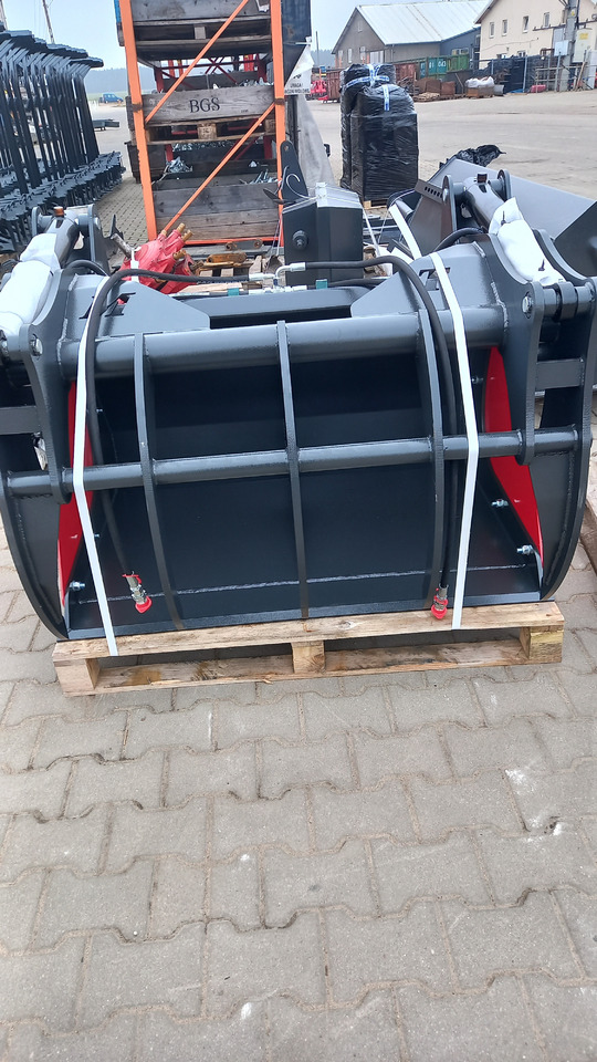 METAL-TECHNIK Krokodilschaufel / Manure grab / Grappin à fumier Weidemann 1,2 m - Balde de Caminhão: foto 1 METAL-TECHNIK Krokodilschaufel / Manure grab / Grappin à fumier Weidemann 1,2 m - Balde de Caminhão: foto 1