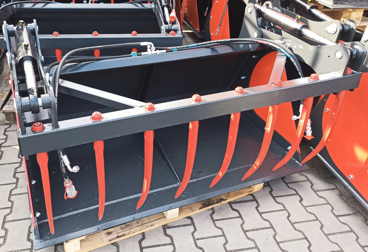 METAL-TECHNIK Krokodilschaufel / Manure grab godet / Grappin à fumier / Benna coccodrillo / Ковш-захват / Łyżko-krokodyl 2 m - Balde de Balde: foto 1 METAL-TECHNIK Krokodilschaufel / Manure grab godet / Grappin à fumier / Benna coccodrillo / Ковш-захват / Łyżko-krokodyl 2 m - Balde de Balde: foto 1