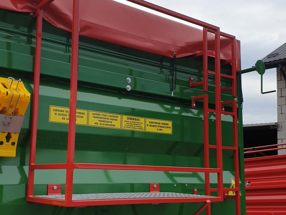 Reboque basculante agrícola nuevo Techmont Anhänger Tandemkipper / Trailer / Remorque / Rimorchio / Remolque tándem / Прицеп монолитный двухосный тандем / Przyczepa tandem PTTCW112 12 t: foto 26
