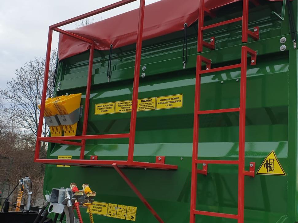 Reboque basculante agrícola nuevo Techmont Anhänger Tandemkipper / Trailer / Remorque / Rimorchio / Remolque tándem / Прицеп монолитный двухосный тандем / Przyczepa tandem PTTCW112 12 t: foto 22