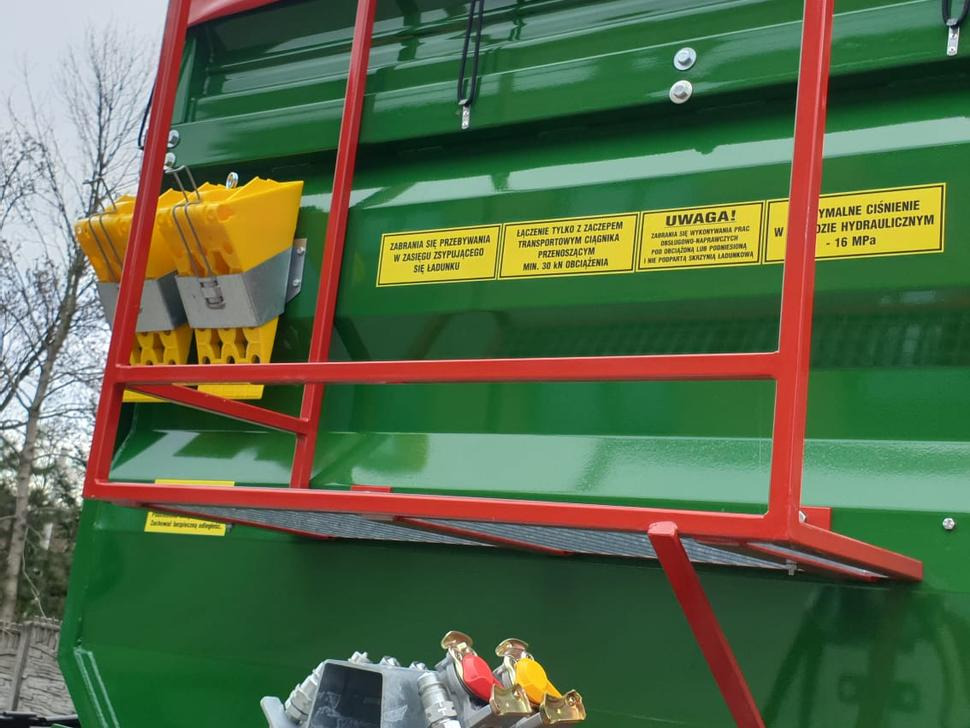 Reboque basculante agrícola nuevo Techmont Anhänger Tandemkipper / Trailer / Remorque / Rimorchio / Remolque tándem / Прицеп монолитный двухосный тандем / Przyczepa tandem PTTCW112 12 t: foto 23