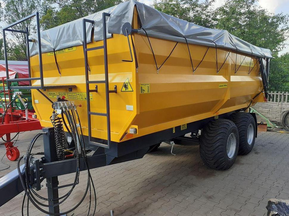 Reboque basculante agrícola nuevo Techmont Anhänger Tandemkipper / Trailer / Remorque / Rimorchio / Remolque tándem / Прицеп монолитный двухосный тандем / Przyczepa tandem PTTCW112 12 t: foto 30