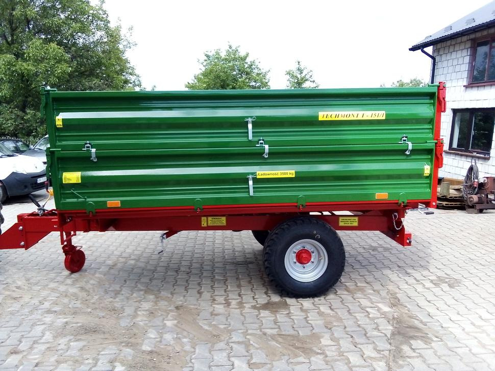 Techmont Anhänger / Trailer / Remorque / Rimorchio / Прицеп одноосный / Przyczepa jednoosiowa T-151/1 3,5 t - Reboque basculante agrícola: foto 3 Techmont Anhänger / Trailer / Remorque / Rimorchio / Прицеп одноосный / Przyczepa jednoosiowa T-151/1 3,5 t - Reboque basculante agrícola: foto 3