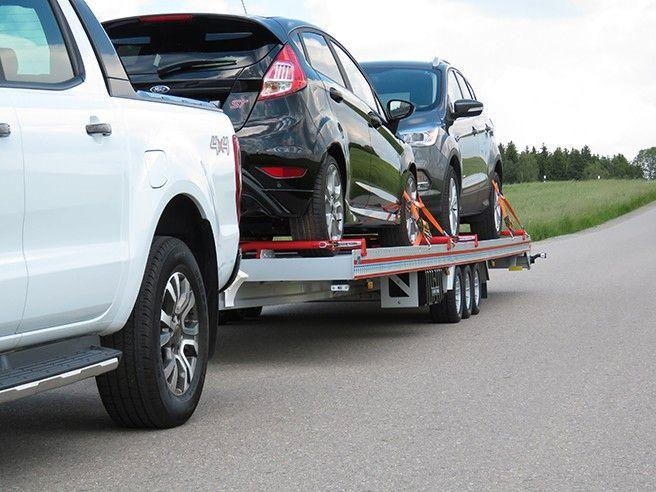 Fitzel Duo 35-21/83 Tridem INKL. ALU-BODEN - Reboque transporte de veículos: foto 4 Fitzel Duo 35-21/83 Tridem INKL. ALU-BODEN - Reboque transporte de veículos: foto 4