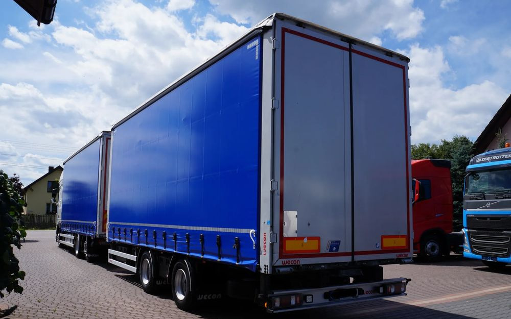 DAF XF 480 EURO 6 ZESTAW TANDEM PRZEJAZDOWY 120 M3 7,7 M + 7,7 M WECON - Caminhão com lona: foto 3 DAF XF 480 EURO 6 ZESTAW TANDEM PRZEJAZDOWY 120 M3 7,7 M + 7,7 M WECON - Caminhão com lona: foto 3