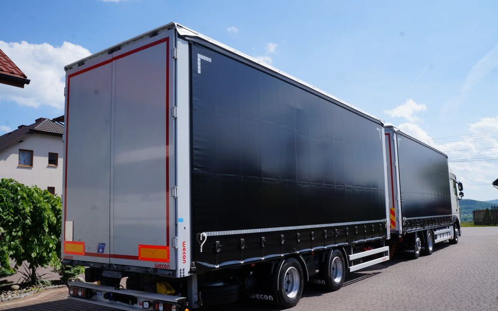 DAF XF 480 EURO 6 ZESTAW TANDEM PRZEJAZDOWY 120 M3 7,7 M + 7,7 M WECON - Caminhão com lona: foto 5 DAF XF 480 EURO 6 ZESTAW TANDEM PRZEJAZDOWY 120 M3 7,7 M + 7,7 M WECON - Caminhão com lona: foto 5