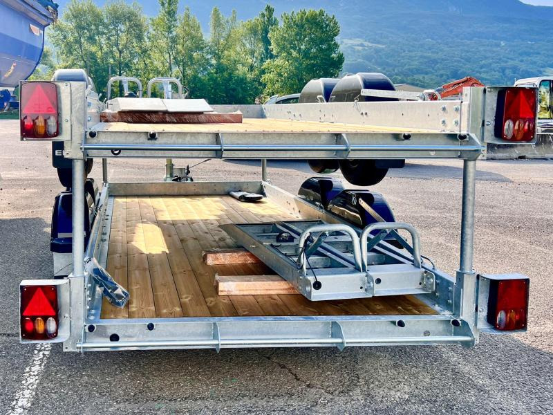 Ecim E350AF REMORQUE PORTE ENGINS 2 ESSIEUX 3T5 NEUVE - Reboque transporte de veículos: foto 4 Ecim E350AF REMORQUE PORTE ENGINS 2 ESSIEUX 3T5 NEUVE - Reboque transporte de veículos: foto 4