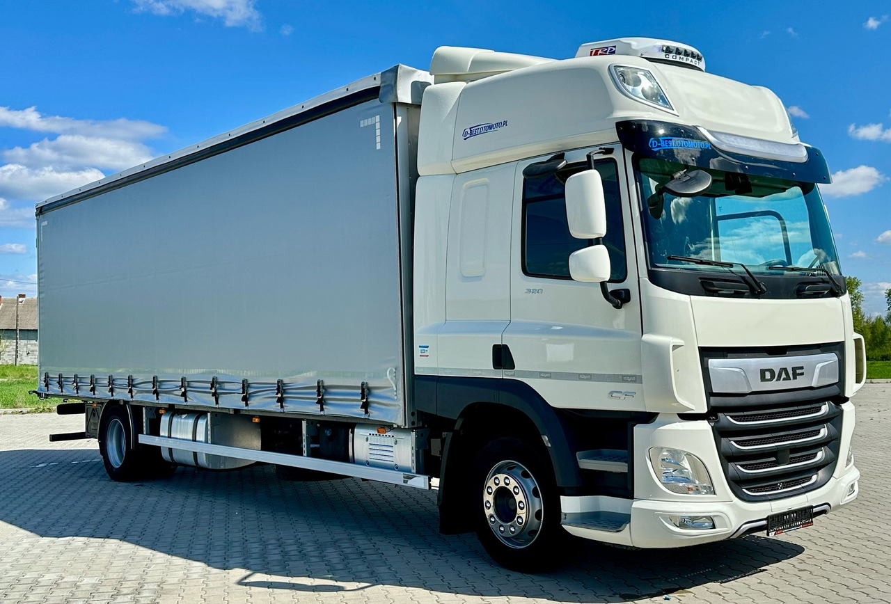 DAF CF 320 / FIRANKA / 21 EUROPALET / SYPIALKA / AUTOMAT / KLIMA POSTOJOWA / 2021 ROK TO - Caminhão com lona: foto 1 DAF CF 320 / FIRANKA / 21 EUROPALET / SYPIALKA / AUTOMAT / KLIMA POSTOJOWA / 2021 ROK TO - Caminhão com lona: foto 1
