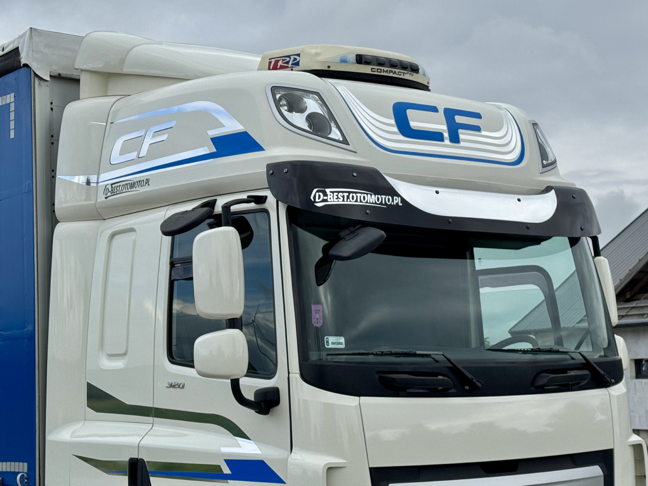 Caminhão com lona DAF CF 320 / FIRANKA / 24 EUROPALETY / SYPIALKA / AUTOMAT / KLIMA POSTOJOWA / 2017 ROK: foto 11