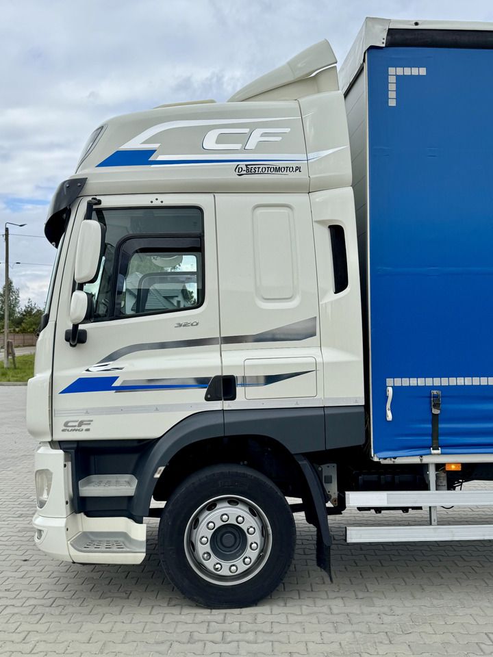 Caminhão com lona DAF CF 320 / FIRANKA / 24 EUROPALETY / SYPIALKA / AUTOMAT / KLIMA POSTOJOWA / 2017 ROK: foto 9