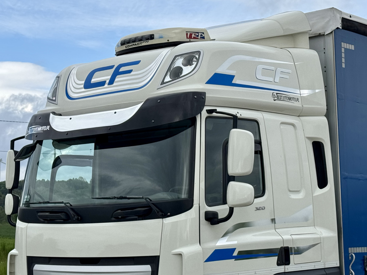 Caminhão com lona DAF CF 320 / FIRANKA / 24 EUROPALETY / SYPIALKA / AUTOMAT / KLIMA POSTOJOWA / 2017 ROK: foto 15