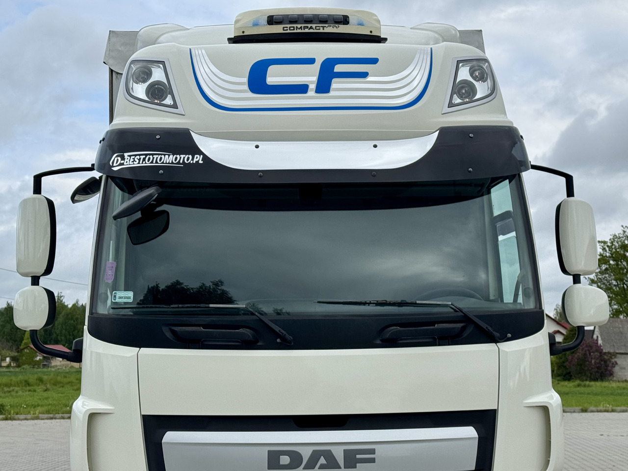 Caminhão com lona DAF CF 320 / FIRANKA / 24 EUROPALETY / SYPIALKA / AUTOMAT / KLIMA POSTOJOWA / 2017 ROK: foto 13