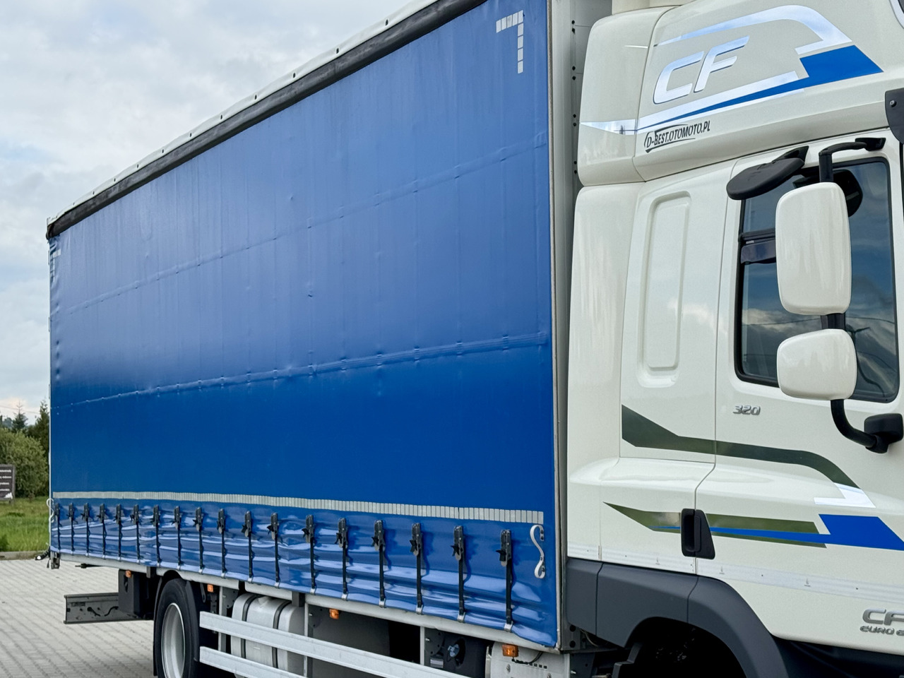 Caminhão com lona DAF CF 320 / FIRANKA / 24 EUROPALETY / SYPIALKA / AUTOMAT / KLIMA POSTOJOWA / 2017 ROK: foto 17