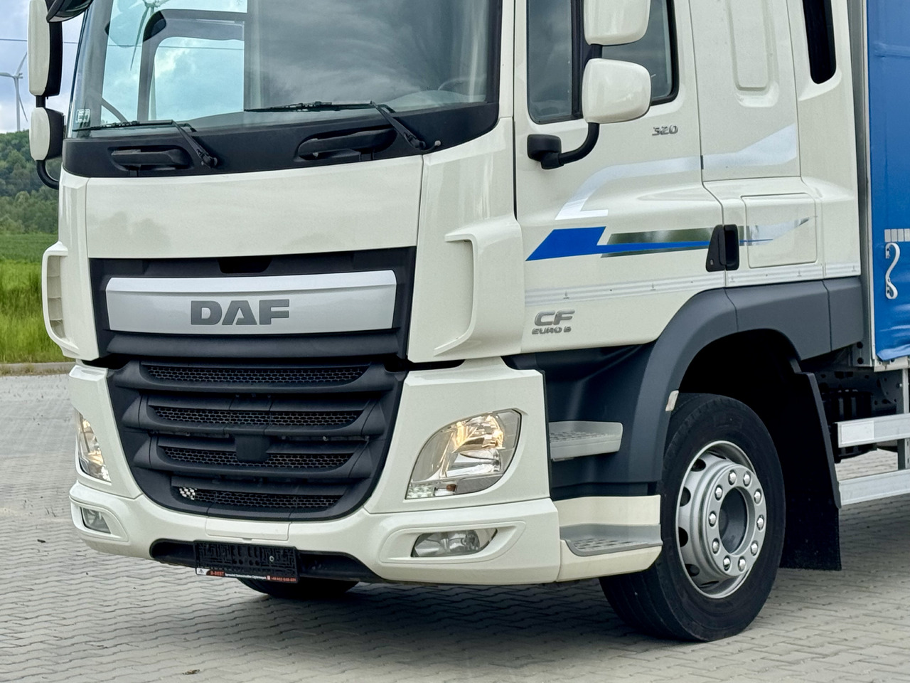 Caminhão com lona DAF CF 320 / FIRANKA / 24 EUROPALETY / SYPIALKA / AUTOMAT / KLIMA POSTOJOWA / 2017 ROK: foto 16