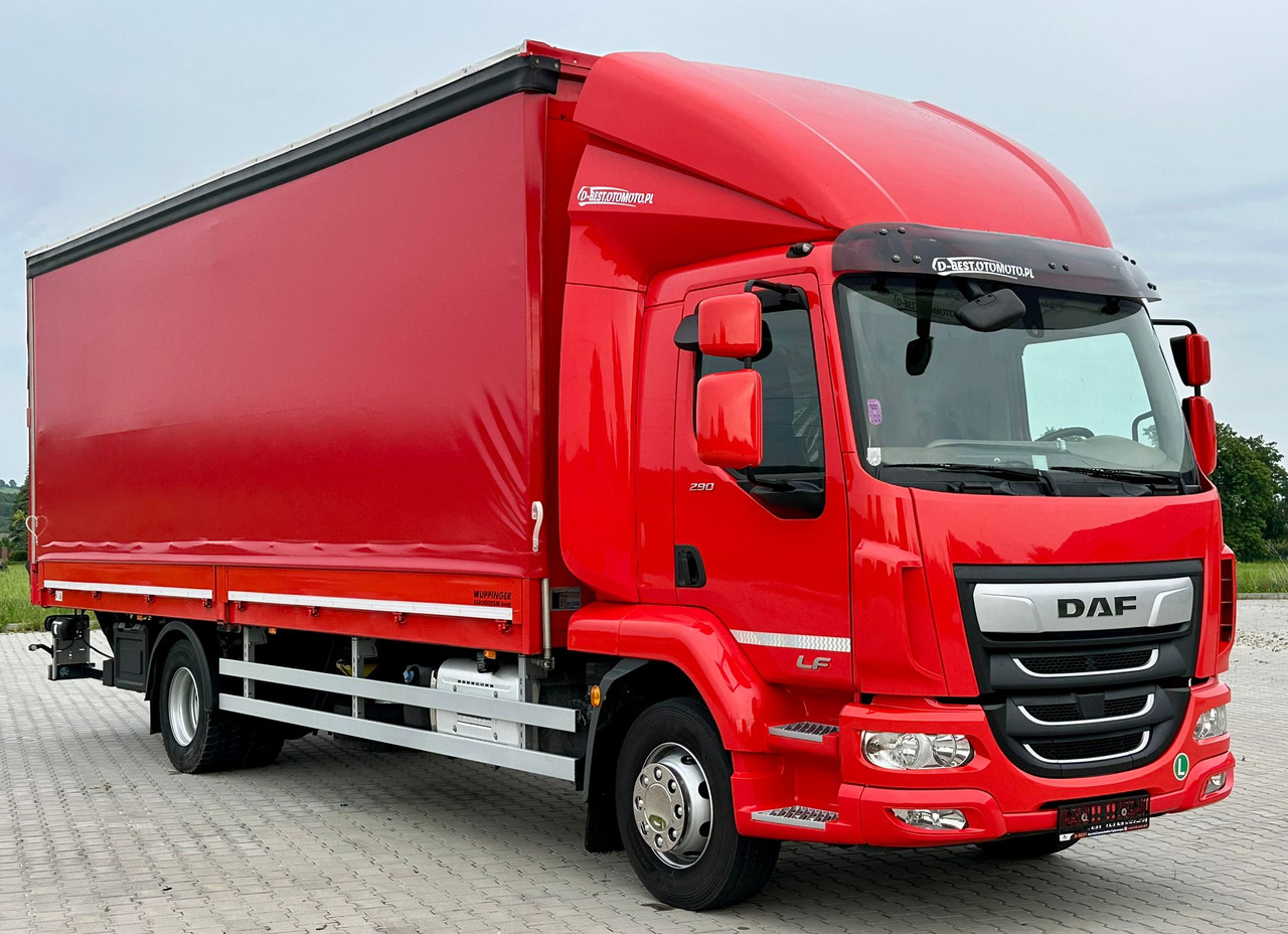 DAF LF 290 / BURTO - FIRANKA / 18 PALET / WINDA / 16 T DMC / SYPIALKA / 2020 ROK / SPROWADZONY - Caminhão com lona: foto 1 DAF LF 290 / BURTO - FIRANKA / 18 PALET / WINDA / 16 T DMC / SYPIALKA / 2020 ROK / SPROWADZONY - Caminhão com lona: foto 1