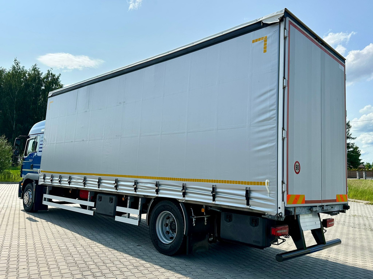 MAN TGM 18.320 / FIRANKA / 20 EUROPALET / 8.3 M DŁUGOŚCI / AUTOMAT / SYPIALKA / 2018 ROK / 9 809 KG ŁADOWNOŚCI - Caminhão com lona: foto 3 MAN TGM 18.320 / FIRANKA / 20 EUROPALET / 8.3 M DŁUGOŚCI / AUTOMAT / SYPIALKA / 2018 ROK / 9 809 KG ŁADOWNOŚCI - Caminhão com lona: foto 3