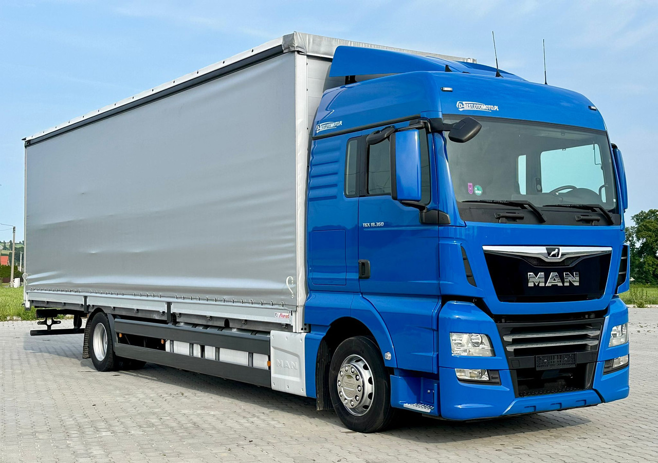 MAN TGX 18.360 / BURTO - FIRANKA / 23 PALETY / SYPIALKA / AUTOMAT / 2021 ROK / SPROWADZONY / SERWISOW - Caminhão com lona: foto 1 MAN TGX 18.360 / BURTO - FIRANKA / 23 PALETY / SYPIALKA / AUTOMAT / 2021 ROK / SPROWADZONY / SERWISOW - Caminhão com lona: foto 1