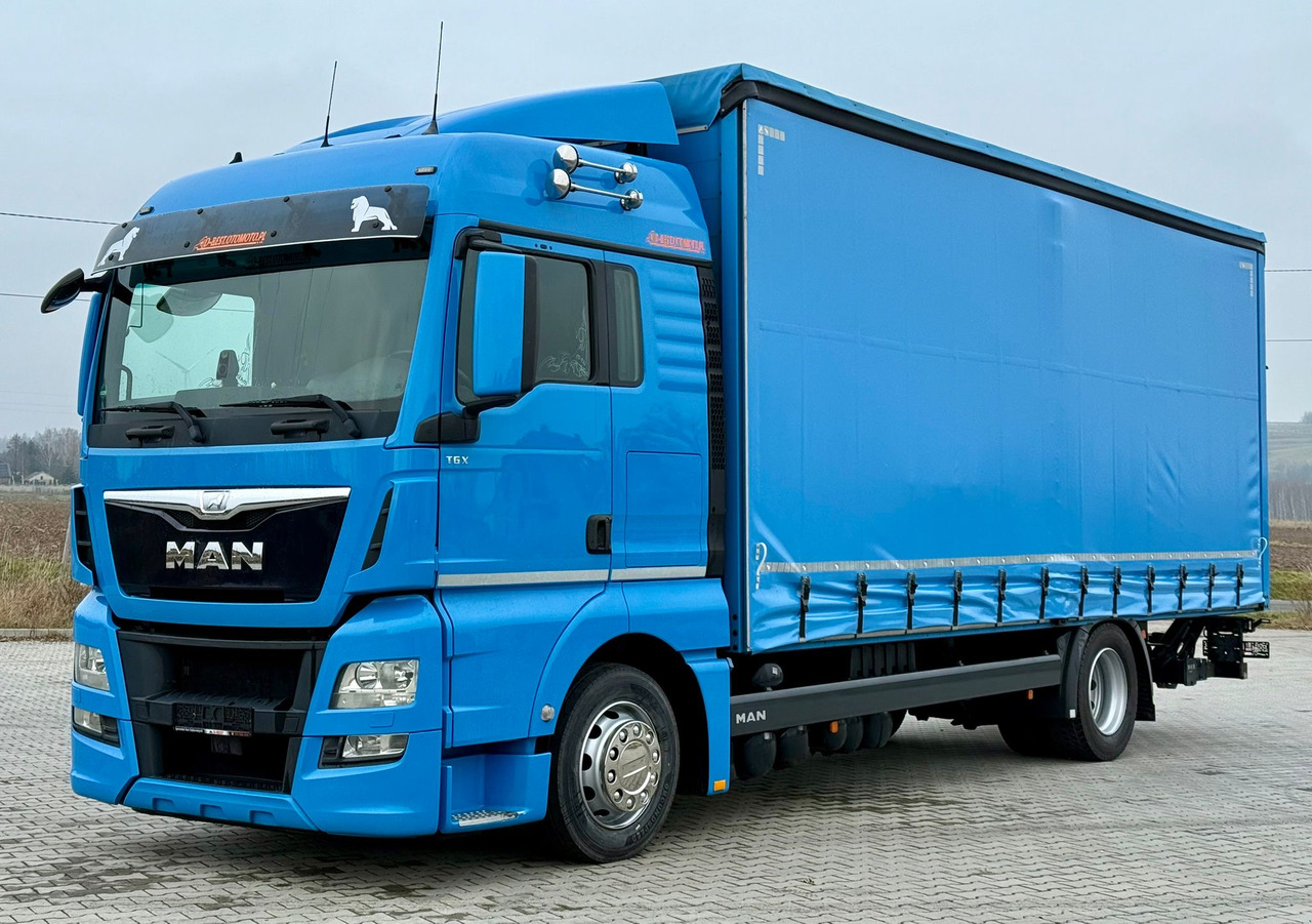 MAN TGX 18.360 / FIRANKA / WINDA / AUTOMAT / NOWE OPONY / EURO 6 / SYPIALKA / SPROWADZONY - Caminhão com lona: foto 2 MAN TGX 18.360 / FIRANKA / WINDA / AUTOMAT / NOWE OPONY / EURO 6 / SYPIALKA / SPROWADZONY - Caminhão com lona: foto 2