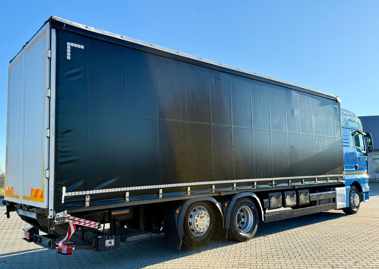 MAN TGX 26.420 / FIRANKA / WINDA / 23 EUROPALETY / 6x2 / AUTOMAT / EURO 6 / OŚ PODNOSZONA / DUŻA KABINA / 2019 ROK - Caminhão com lona: foto 3 MAN TGX 26.420 / FIRANKA / WINDA / 23 EUROPALETY / 6x2 / AUTOMAT / EURO 6 / OŚ PODNOSZONA / DUŻA KABINA / 2019 ROK - Caminhão com lona: foto 3