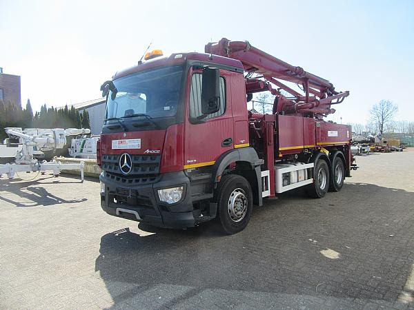 2017 SCHWING S24 X / MB AROCS - Autobomba de betão: foto 4 2017 SCHWING S24 X / MB AROCS - Autobomba de betão: foto 4