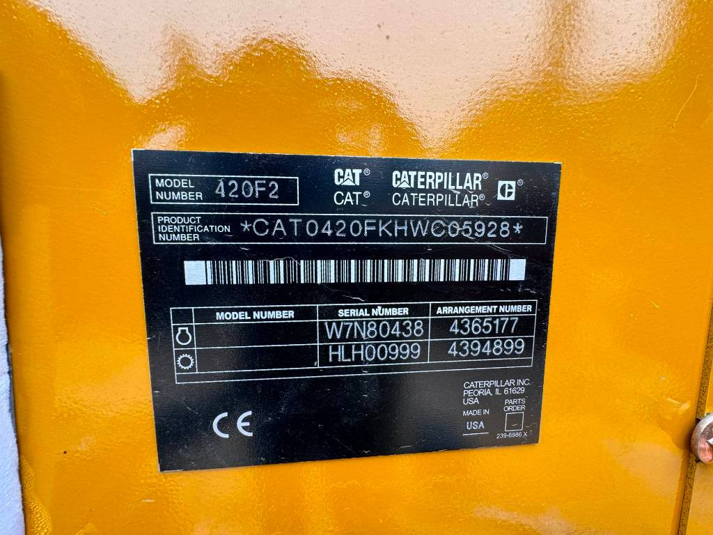 Retroescavadeira nuevo CAT 100% new CAT 420 F: foto 24