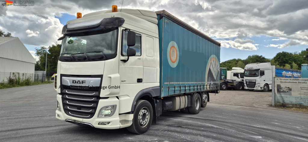 Daf XF 450 FAR 6x2, Liftachse Schiebeplane, Edscha - Caminhão com lona: foto 1 Daf XF 450 FAR 6x2, Liftachse Schiebeplane, Edscha - Caminhão com lona: foto 1
