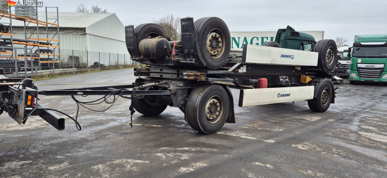 Krone AZ 3x vorhanden SAF Achsen, fertig gestapelt - Reboque transportador de contêineres/ Caixa móvel: foto 1 Krone AZ 3x vorhanden SAF Achsen, fertig gestapelt - Reboque transportador de contêineres/ Caixa móvel: foto 1