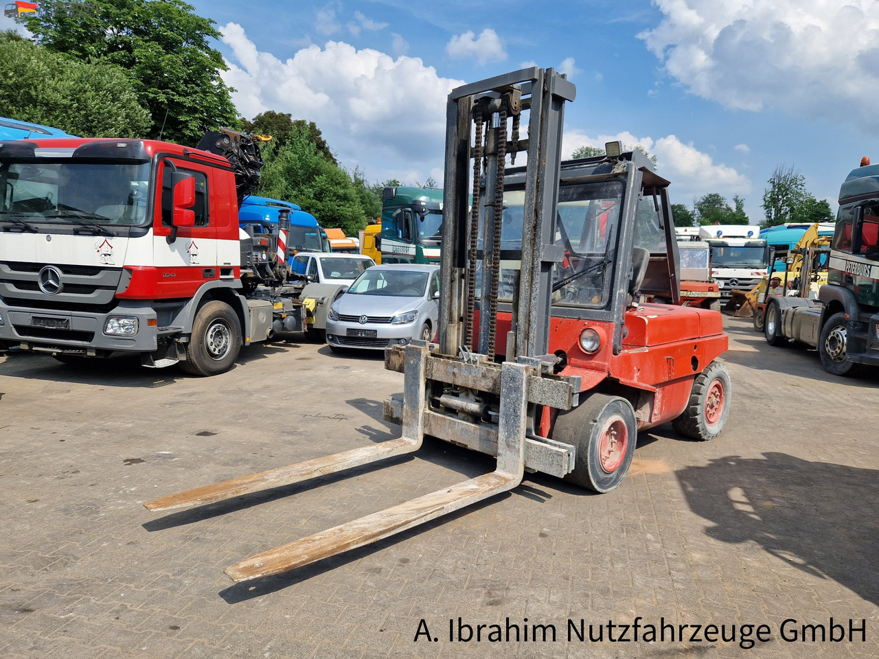 Linde H60 Tragfähigkeit 6000 kg ,3800 mm Hubhöhe, 2x vorhanden - Empilhadeira a diesel: foto 4 Linde H60 Tragfähigkeit 6000 kg ,3800 mm Hubhöhe, 2x vorhanden - Empilhadeira a diesel: foto 4