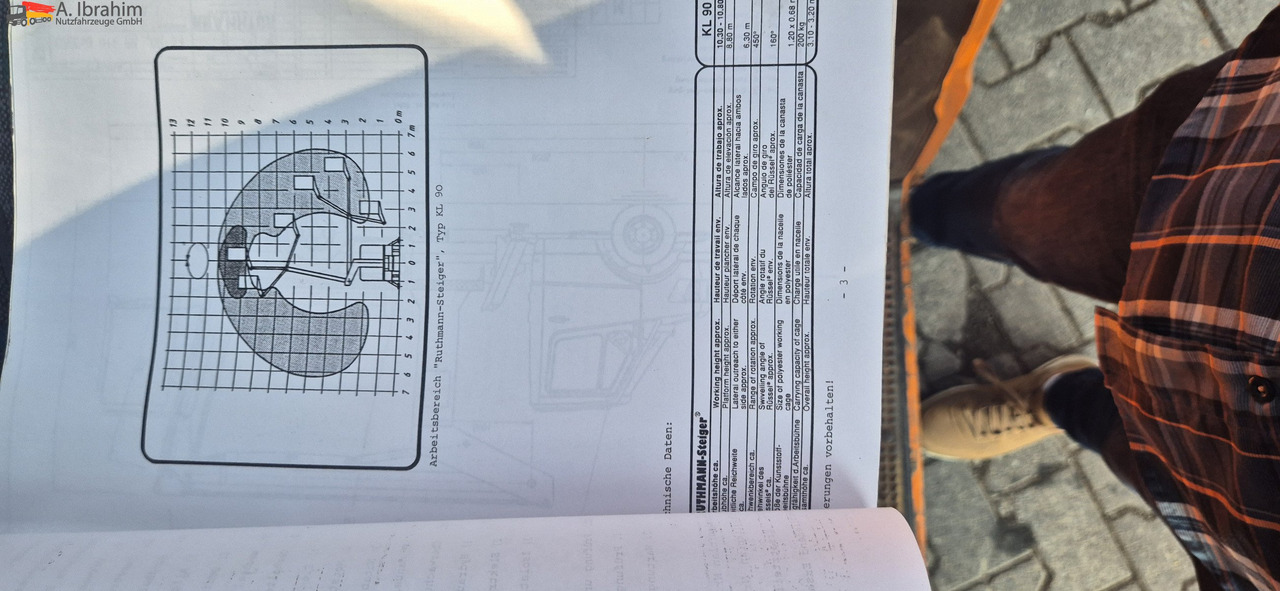 Mercedes-Benz 410D Ruthmann KL 90 Topzustand UVV gültig - Caminhão com plataforma aérea: foto 4 Mercedes-Benz 410D Ruthmann KL 90 Topzustand UVV gültig - Caminhão com plataforma aérea: foto 4