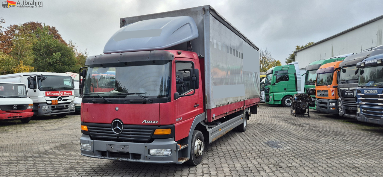 Mercedes-Benz 823 LBW | Radstand 4900 mm | 7.2 m Pritsche Klima | 3 Pedals - Furgão de toldo: foto 1 Mercedes-Benz 823 LBW | Radstand 4900 mm | 7.2 m Pritsche Klima | 3 Pedals - Furgão de toldo: foto 1