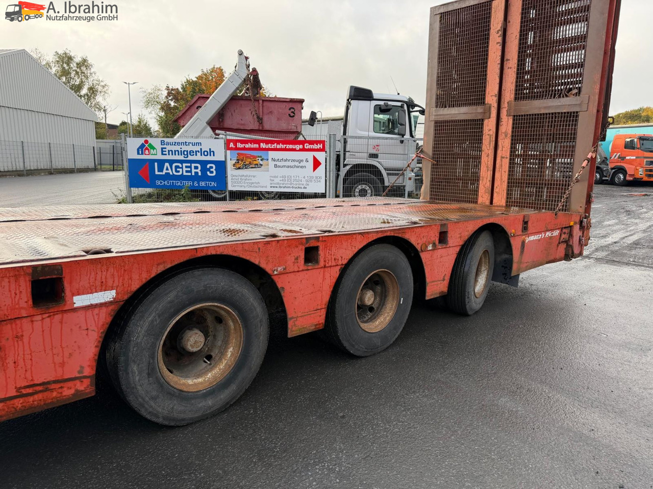 Nooteboom OSD-48-03 V/L ausziehbar | 1 x Lenkachse | Rampen - Semireboque baixa: foto 3 Nooteboom OSD-48-03 V/L ausziehbar | 1 x Lenkachse | Rampen - Semireboque baixa: foto 3