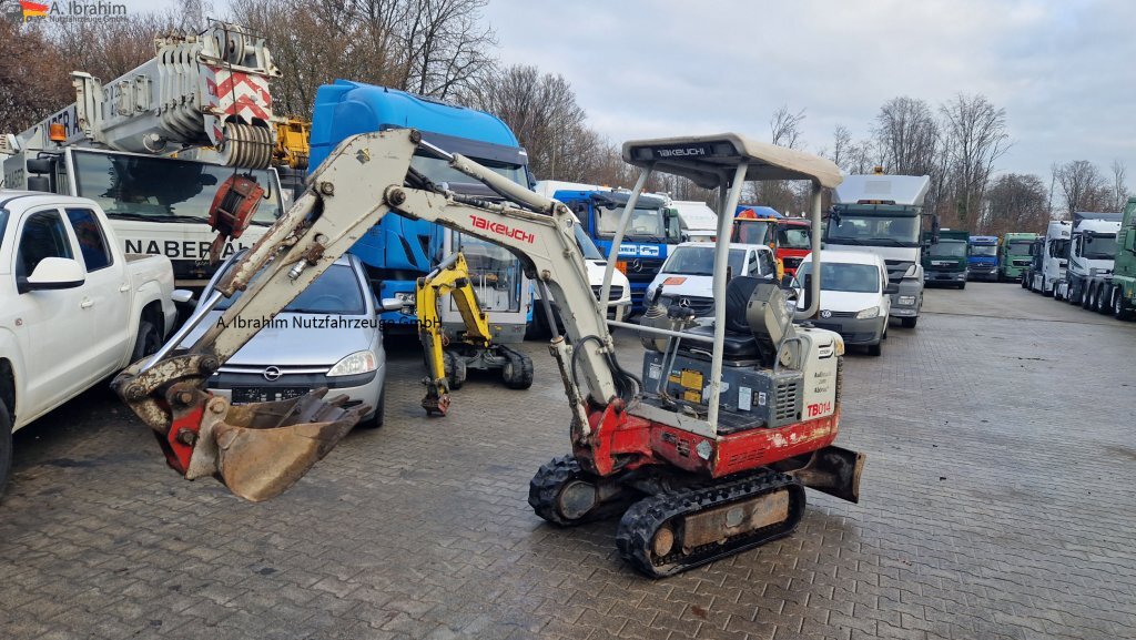 Takeuchi TB 014 Minibagger Zustand gut - Mini escavadeira: foto 1 Takeuchi TB 014 Minibagger Zustand gut - Mini escavadeira: foto 1