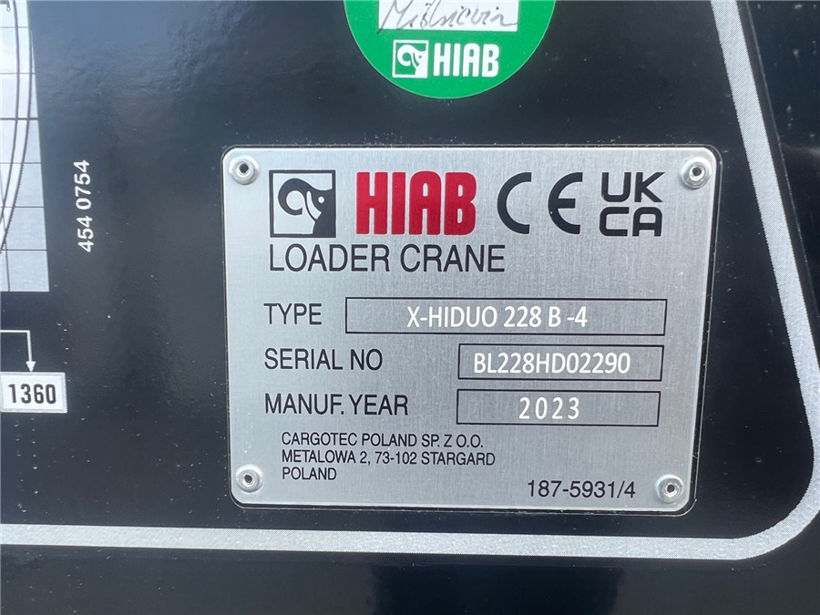 Grua para caminhão HIAB 228B-4 X-HIDUO: foto 8