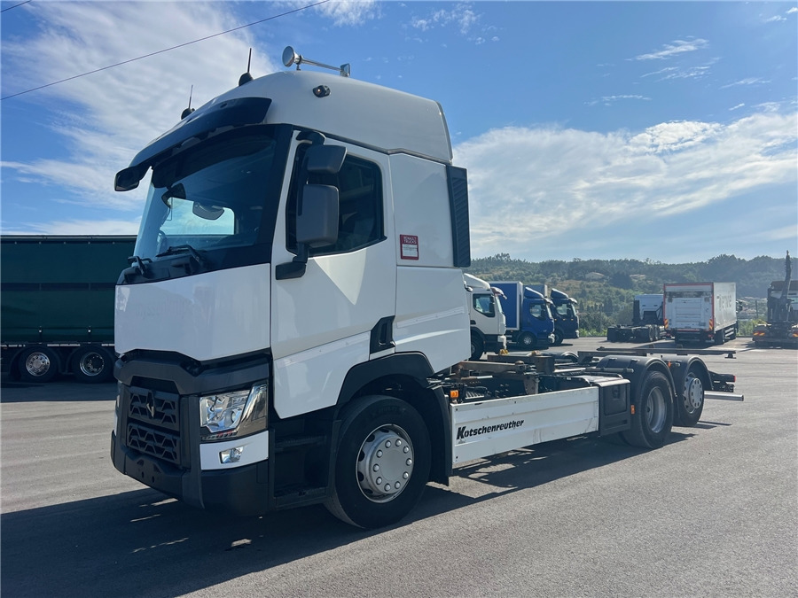Renault T430 - Caminhão transportador de contêineres/ Caixa móvel: foto 1 Renault T430 - Caminhão transportador de contêineres/ Caixa móvel: foto 1