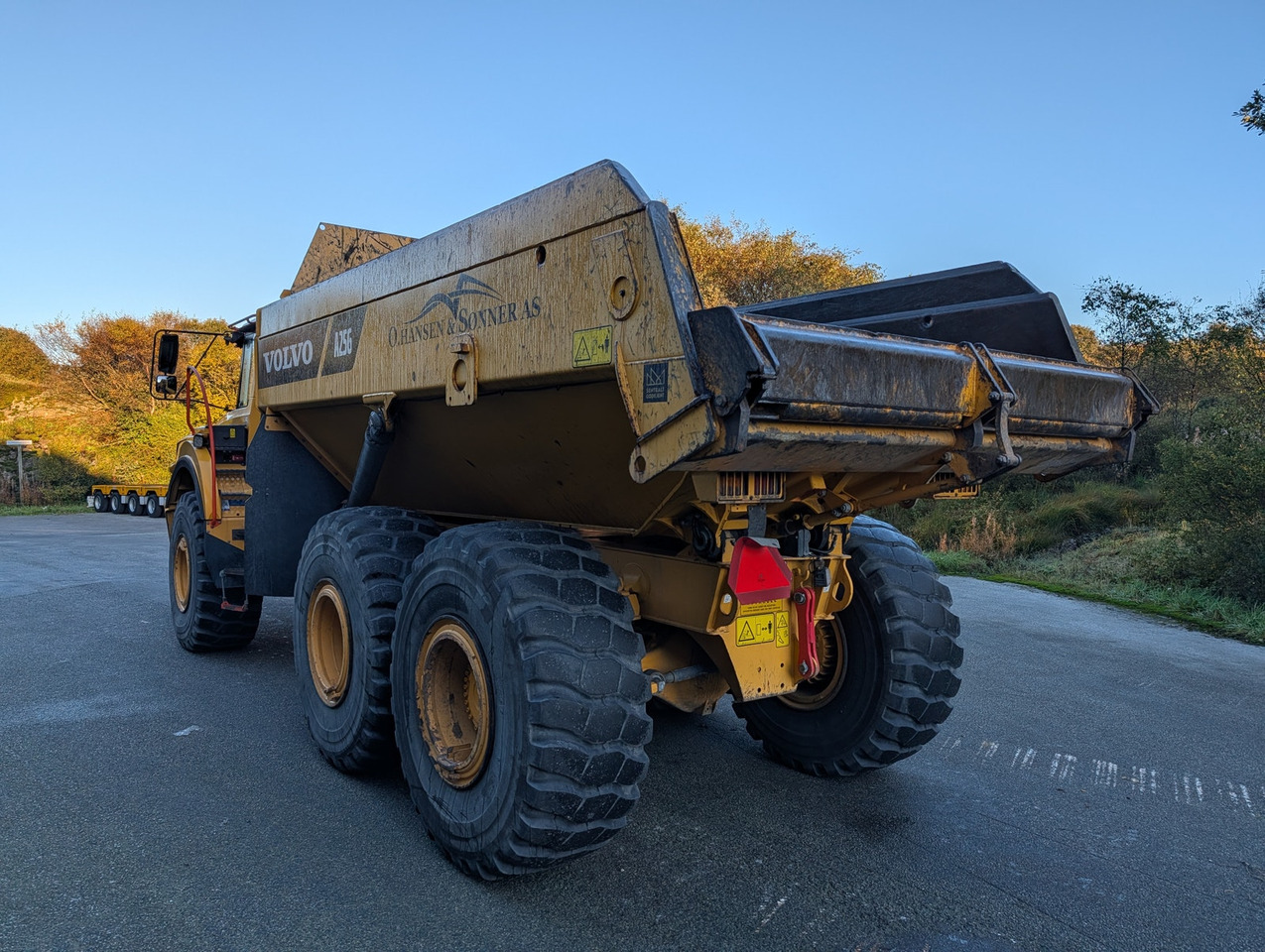 Volvo A25G på hvite skilt - Caminhão articulado: foto 3 Volvo A25G på hvite skilt - Caminhão articulado: foto 3