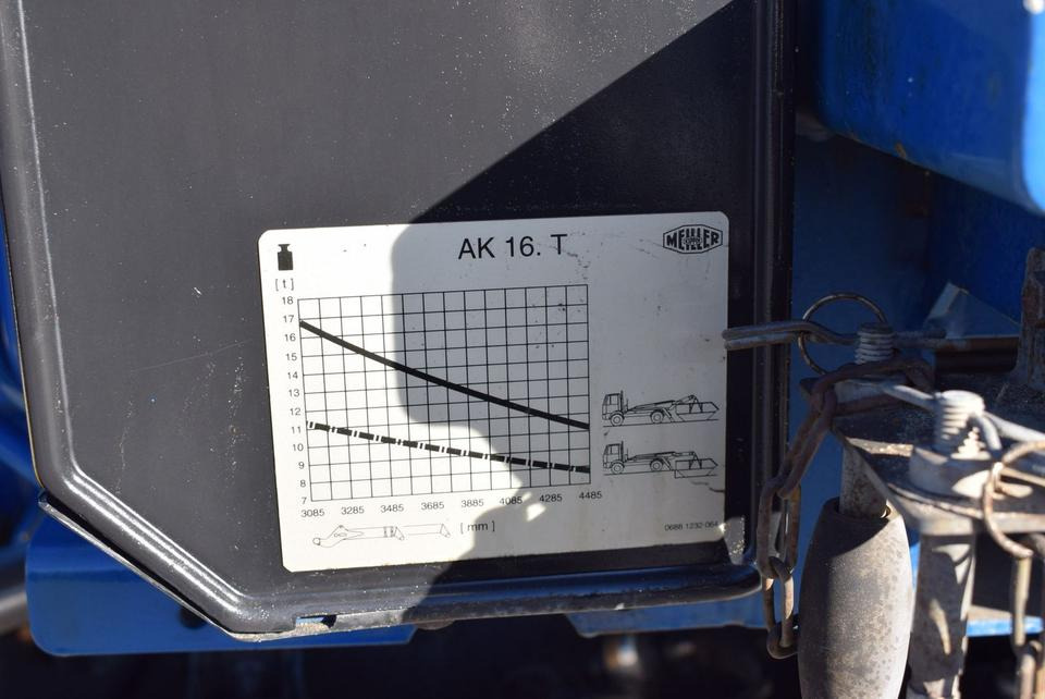 Caminhão multibenne DAF  XF 510 Meiller Kipper 6X2 EURO5 Fernbedienung: foto 16