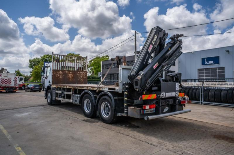 Camião de caixa aberta/ Plataforma, Caminhão grua Renault LANDER 340 DXI-6X4+HIAB 14 T/m/3xhydr.: foto 6