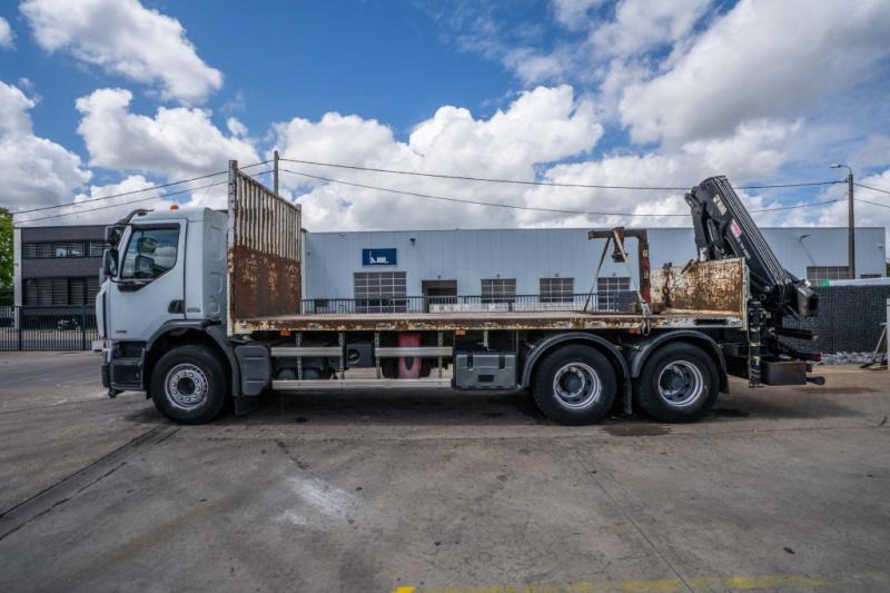 Camião de caixa aberta/ Plataforma, Caminhão grua Renault LANDER 340 DXI-6X4+HIAB 14 T/m/3xhydr.: foto 7
