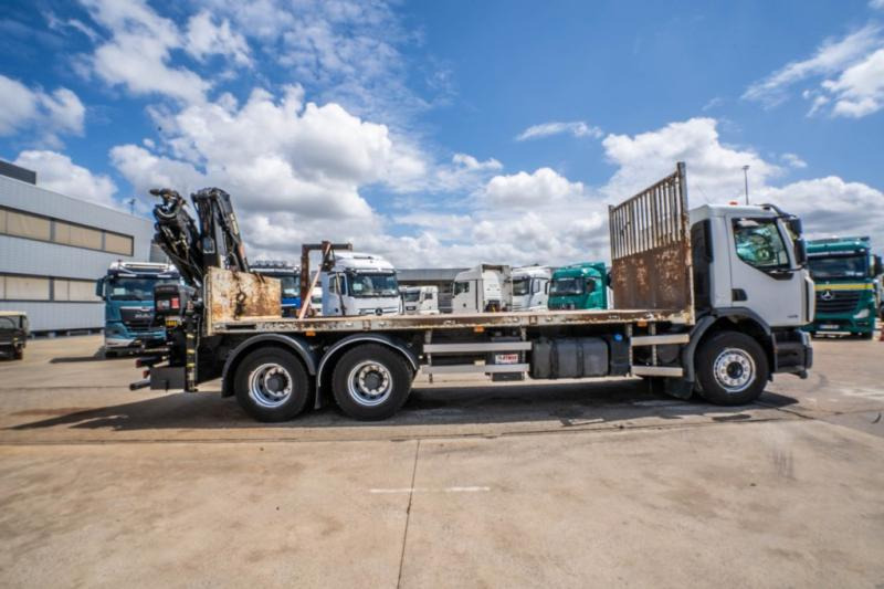 Renault LANDER 340 DXI-6X4+HIAB 14 T/m/3xhydr. - Camião de caixa aberta/ Plataforma, Caminhão grua: foto 5 Renault LANDER 340 DXI-6X4+HIAB 14 T/m/3xhydr. - Camião de caixa aberta/ Plataforma, Caminhão grua: foto 5