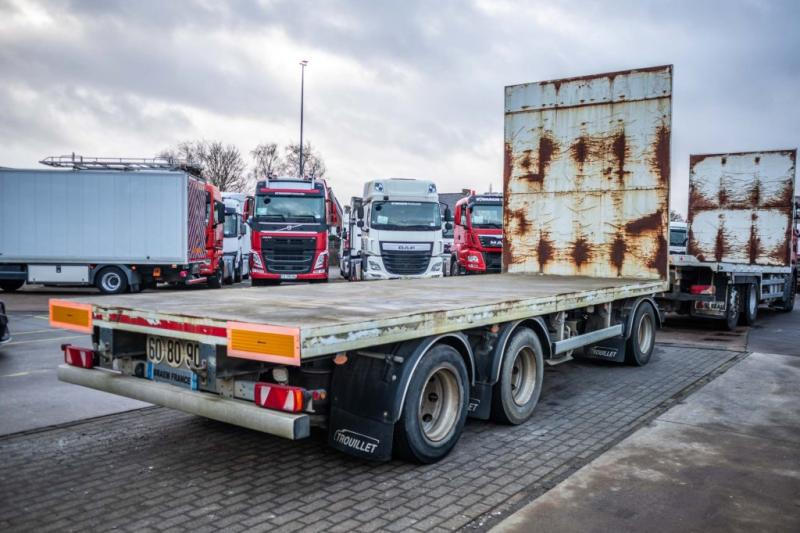 Trouillet PLATEAU + 3 ASSEN DOLLY - Reboque plataforma/ Caixa aberta: foto 3 Trouillet PLATEAU + 3 ASSEN DOLLY - Reboque plataforma/ Caixa aberta: foto 3