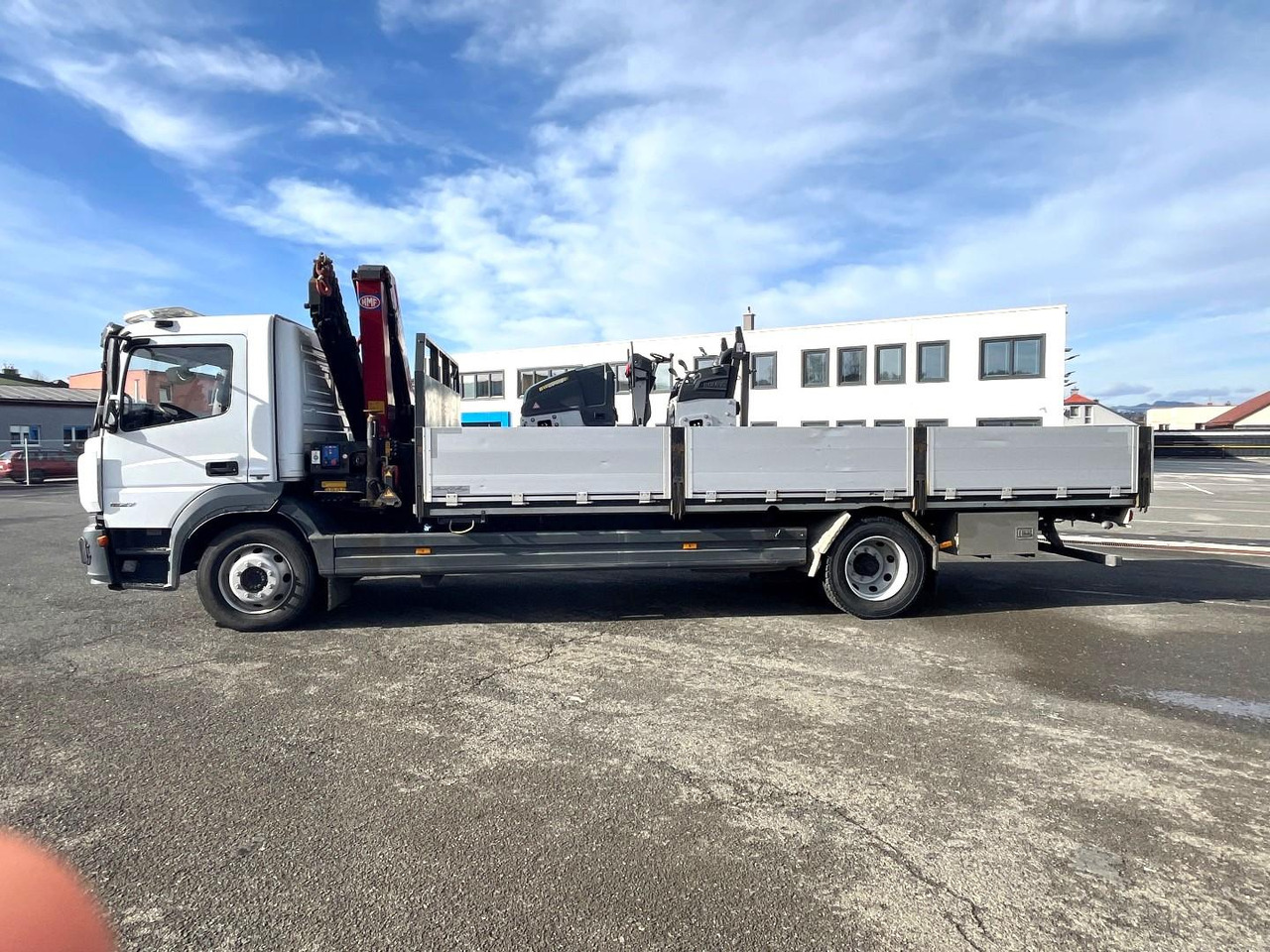 Mercedes truck ATEGO, 1527, Crane HMF 1120 - K5 - Camião de caixa aberta/ Plataforma, Caminhão grua: foto 5 Mercedes truck ATEGO, 1527, Crane HMF 1120 - K5 - Camião de caixa aberta/ Plataforma, Caminhão grua: foto 5