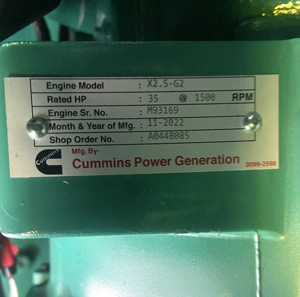 Gerador elétrico nuevo Cummins C22D5 - 22 kVA Generator - DPX-18501: foto 11